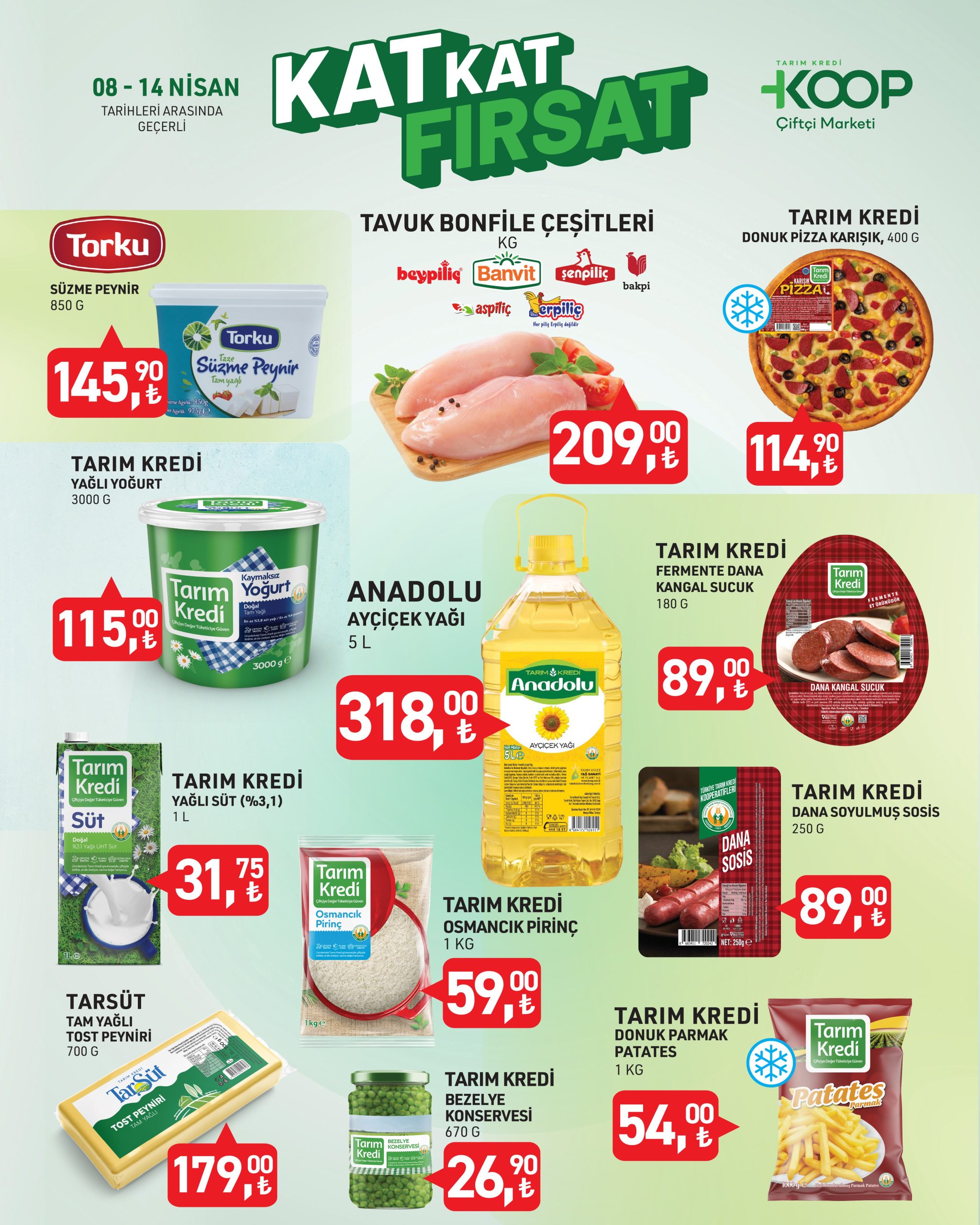 Tarım Kredi Kooperatif Market 8 Nisan 2025 Kataloğu
