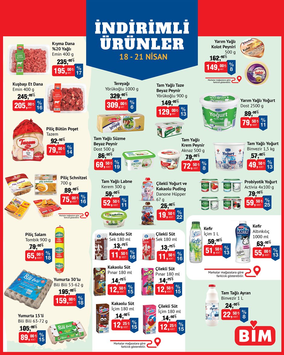 Bim 18 Nisan 2025 Hafta Sonu Kataloğu